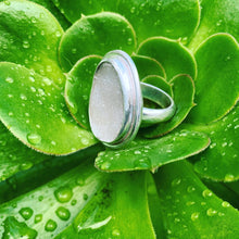 Load image into Gallery viewer, Druzy Quartz Sterling Silver Ring