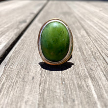 Load image into Gallery viewer, Obisidian Stamped Ring