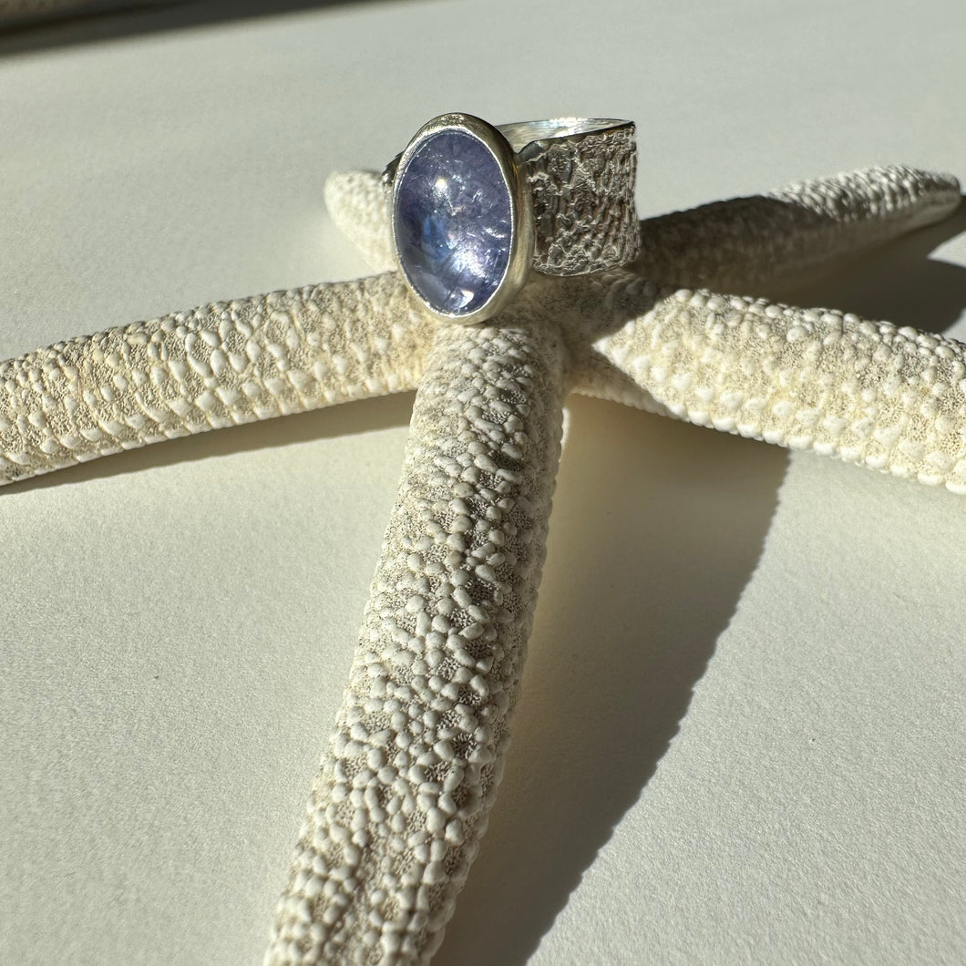 MAREA // Iolite Starfish Ring - size 7.25