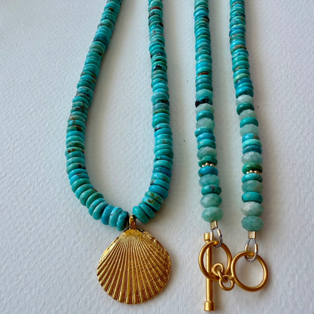 La Sirena Turquoise Necklace - Amazonite