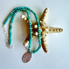 Load image into Gallery viewer, Sunburst Necklace - Amazonite
