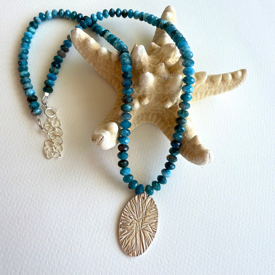 Sunburst Necklace - Apatite