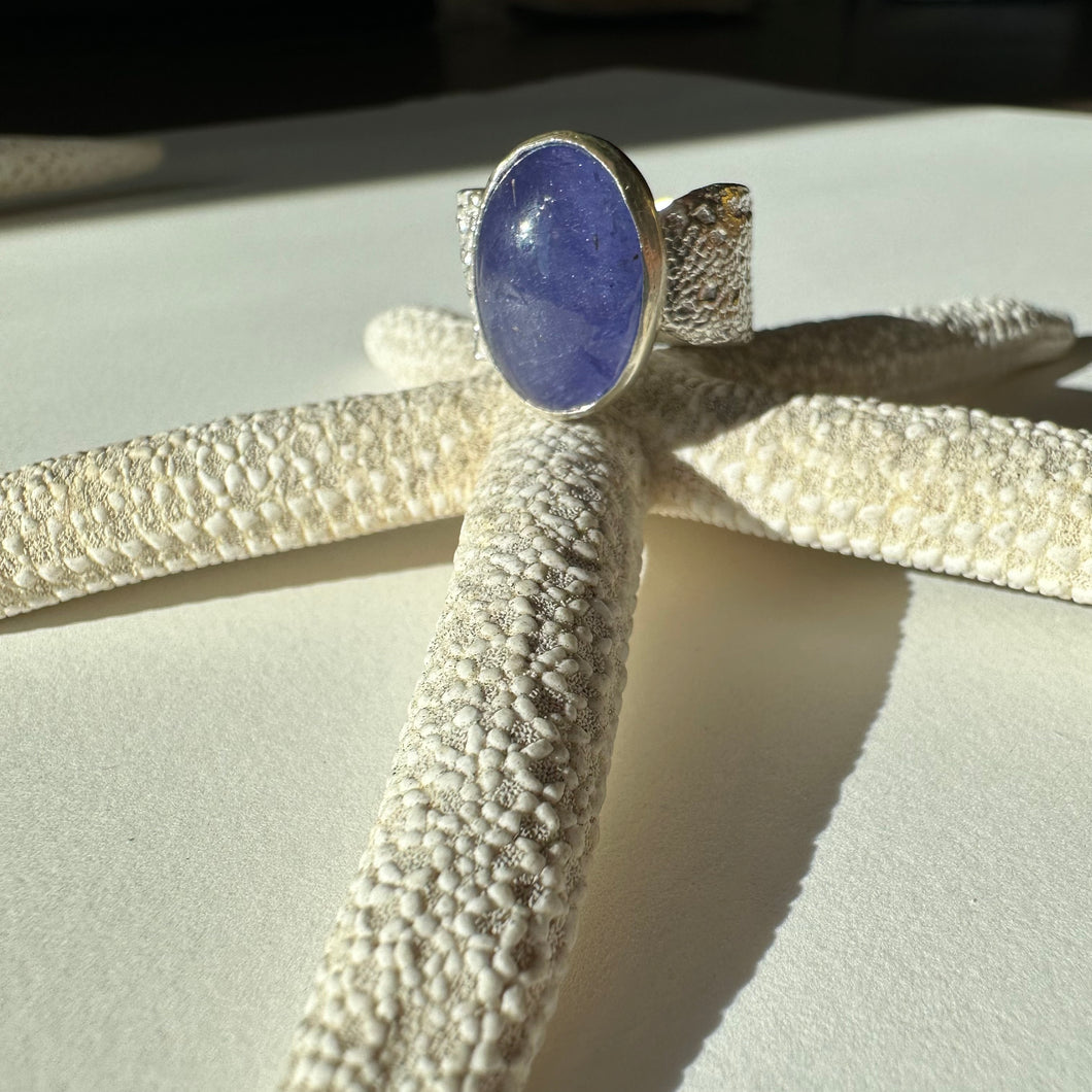 MAREA // Iolite Starfish Ring - size 7.75