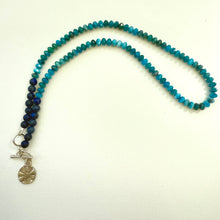 Load image into Gallery viewer, Laguna Necklace - Apatite, Lapis and Silver

