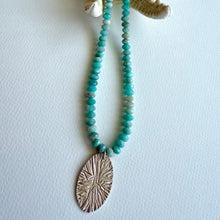 Load image into Gallery viewer, Sunburst Necklace - Amazonite
