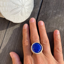 Load image into Gallery viewer, Circle of Lapis Ring
