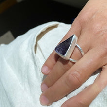 Load image into Gallery viewer, Amethyst Triangle Ring
