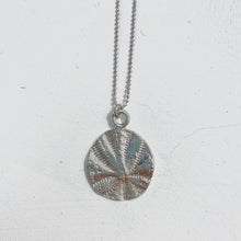 Load image into Gallery viewer, Sand Dollar Coin Necklace - Sterling Silver
