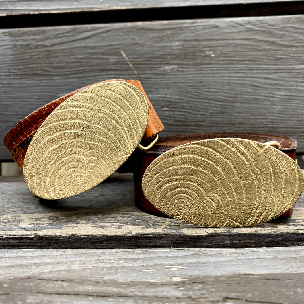 Wood Slice Belt Buckle