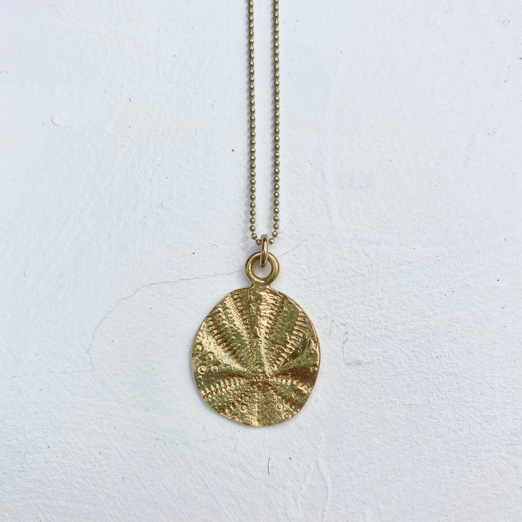 Sand Dollar Coin Necklace - Bronze Tracy
