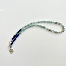 Load image into Gallery viewer, Laguna Necklace - Aquamarine, Lapis and Silver
